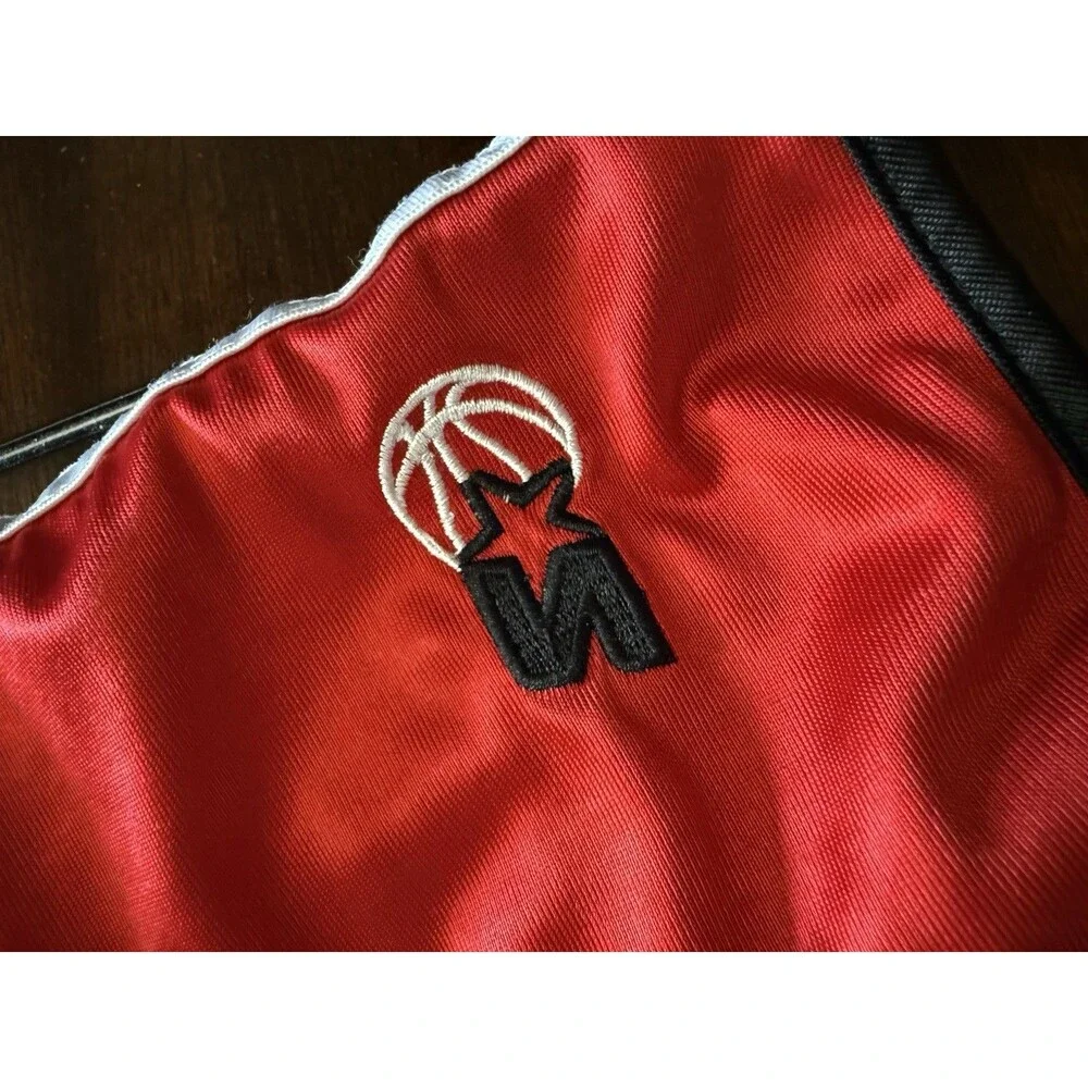 🔥Vintage Y2K Starter Dazzle Shimmer Silky Basketball Gym Shorts 2XL Reversible